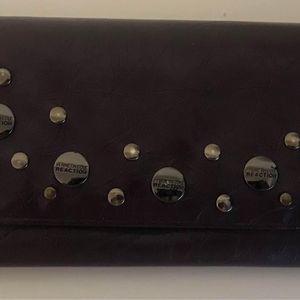 Large Kenneth Cole Reaction purple wallet clutch.
